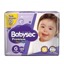 Babysec Premium G (8.5 a 12 Kg) - x120
