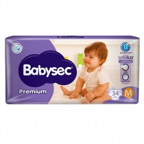 Babysec Premium M (5 a 9.5 Kg) - x34