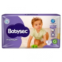 Babysec Premium G (8.5 a 12 Kg) - x30