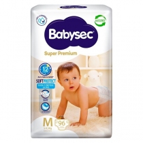 Babysec Super Premium M (5 a 9.5 Kg) - x96