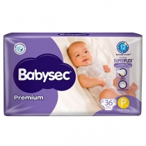 Babysec Premium P (Hasta 6 Kg) - x36