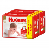 Huggies Supreme Care G (9 a 12.5 Kg) - x120