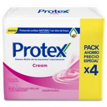 Jabón Protex Cream 125g 4x3