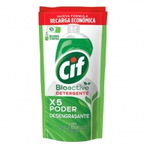 Detergente Cif Active Gel Limón Verde DP 450ML