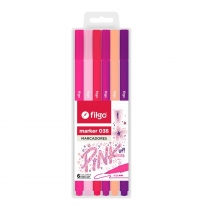 Marcadores Filgo Marker 036 Pink Up x6