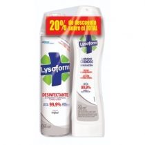 Desinfectante Lysoform Aerosol + Crema Pulidora
