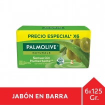 Jabón Palmolive Alóe y Oliva 6x4 125GR