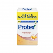 Jabón Protex Vitamina E 85G x8