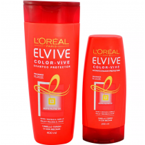 Elvive Colorvive Shampoo 400ml más Acondicionador 200ml