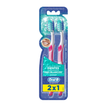 Cepillo Dental Oral-B 3D White Advance Radiant 2x1