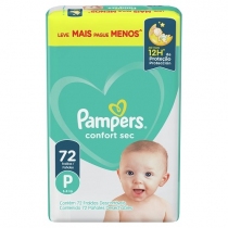 Pampers Confort Sec P (5 a 8 Kg) - x72