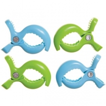 Pack Dream Baby Clips para Coches Verde y Azul x4