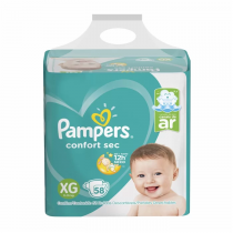 Pampers Confort Sec XG (11 a 15 Kg) x58